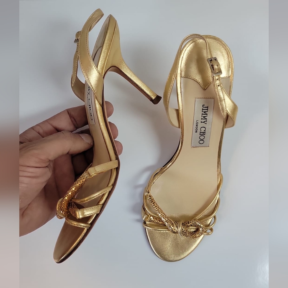 ❌SOLD❌JIMMY CHOO SANDALS - Picture 2 of 3